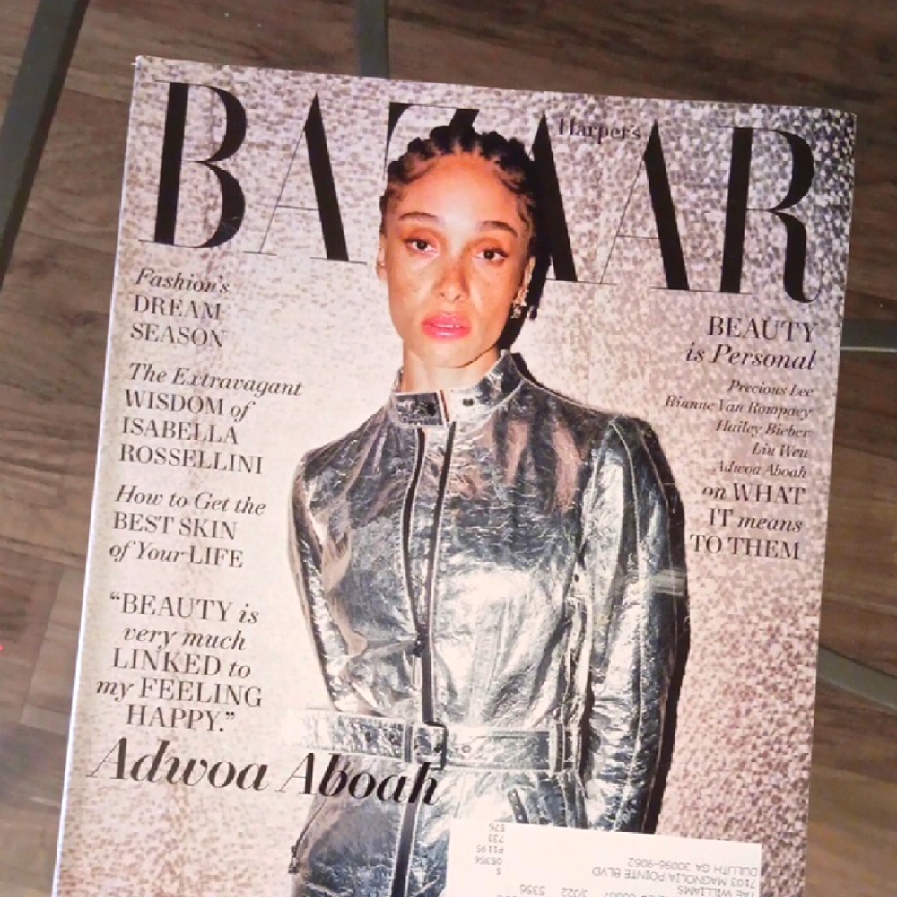 HARPERS BAZAAR MAGAZINE. ADWOA ABOAH (NEW)